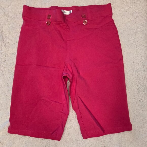 89th & MADISON | TRIBAL PINK BERMUDA SIDE SLIT SHORTS | SIZE 16 - Picture 2 of 7